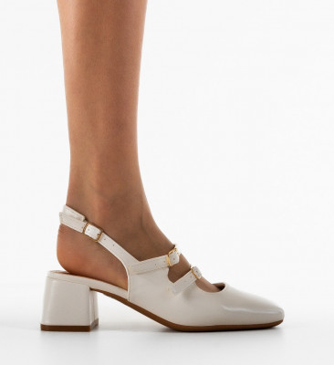 Pantofi dama Drina Albi