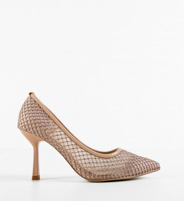 Pantofi dama Masteen Nude