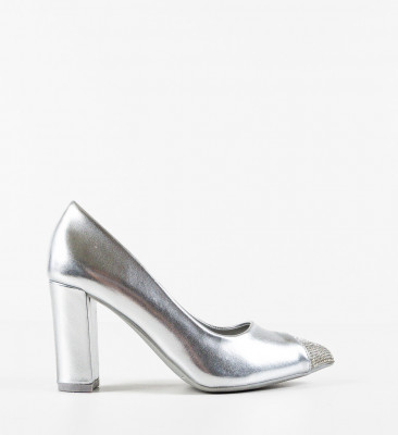 Pantofi dama Meyly Argintii