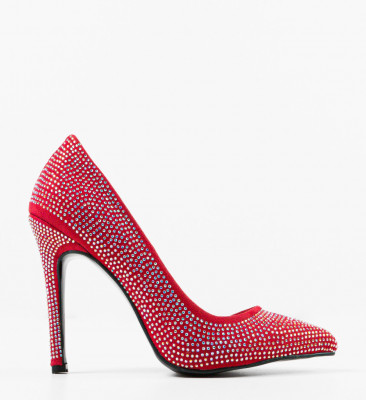 Pantofi dama Pukan Rosii