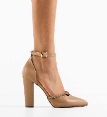 Pantofi dama Samora Nude