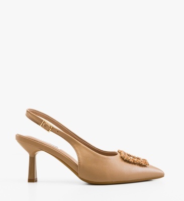 Pantofi dama Vaneza Camel