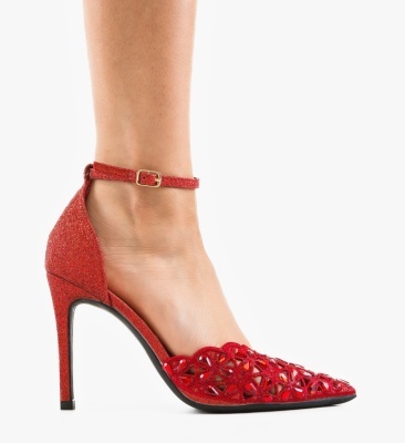 Pantofi stiletto dama Tabylys Rosii