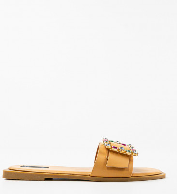 Papuci dama Naliak Camel