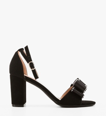 Sandale cu toc Casner Negre