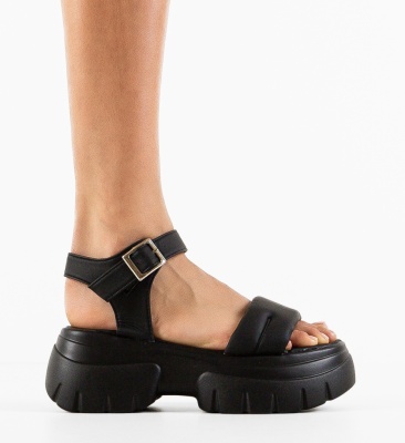 Sandale dama Ferrus Negre