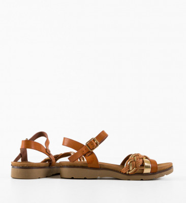 Sandale dama Min Camel