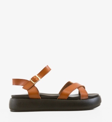Sandale dama Nasir Camel
