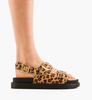 Sandale dama Rhea Animal Print