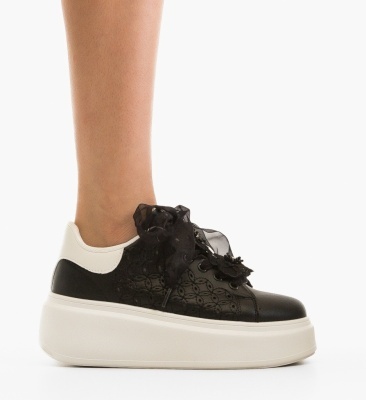 Sneakers dama Diflor Negri