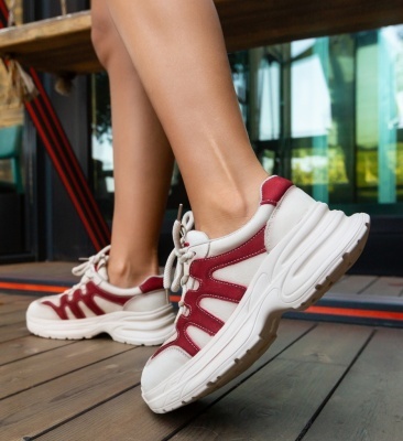 Sneakers dama Iman Bej 3