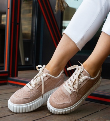 Sneakers dama Nirat Khaki