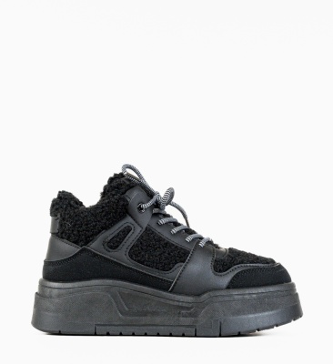 Sneakersi dama Pupujen Negre