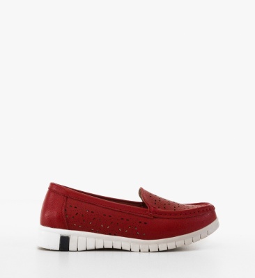 Espadrile dama Skrell Rosii