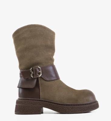 Ghete dama Opal Khaki