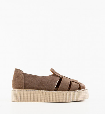 Pantofi Casual Anura Khaki