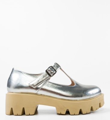 Pantofi Casual Lybon Argintii