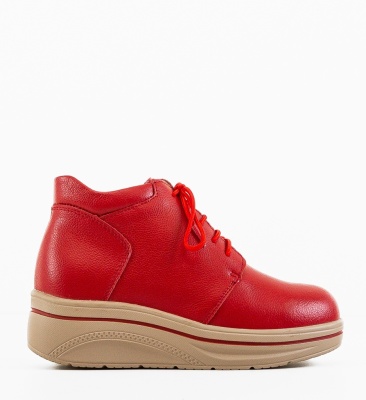 Pantofi Casual Palerma Rosii