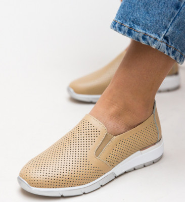 Pantofi Casual Pufine Bej