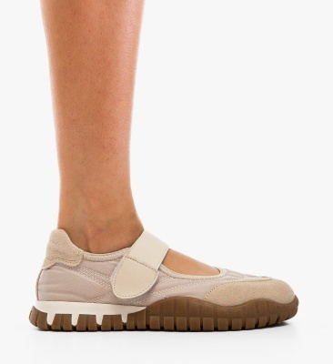 Pantofi Casual Runny Bej