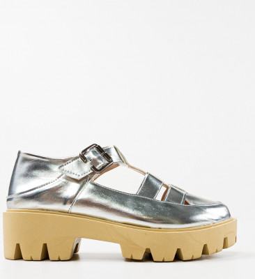 Pantofi Casual Teoritzi Argintii