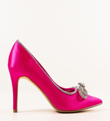 Pantofi cu toc Reytar Fuchsia