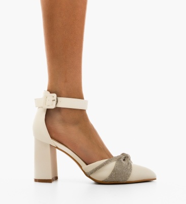 Pantofi dama Cochra Albi
