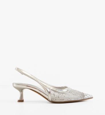 Pantofi dama Evan Argintii