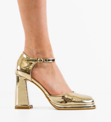 Pantofi dama Frazer Aurii