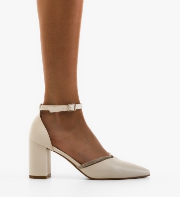 Pantofi dama Lynes Albi