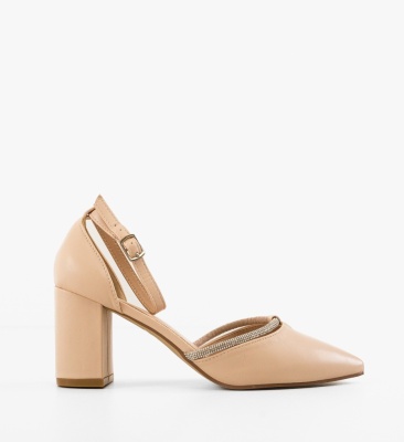 Pantofi dama Lynes Bej 2