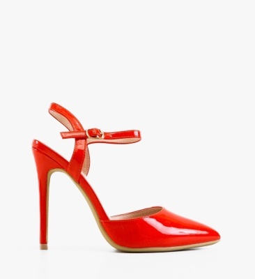 Pantofi stiletto dama Jaximet Portocalii