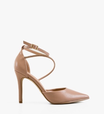 Pantofi stiletto dama Levvy Nude