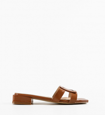 Papuci dama Nitya Camel