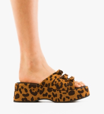 Platforme Anisa Animal Print