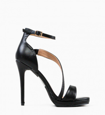 Sandale cu toc Roob Negre
