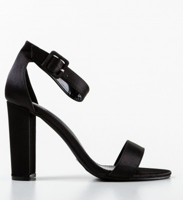 Sandale cu toc Shipka Negre