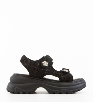 Sandale dama Bybuna Negre