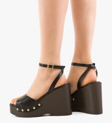 Sandale dama Cozmik Negre