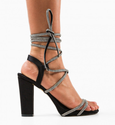 Sandale dama Leleren Negre