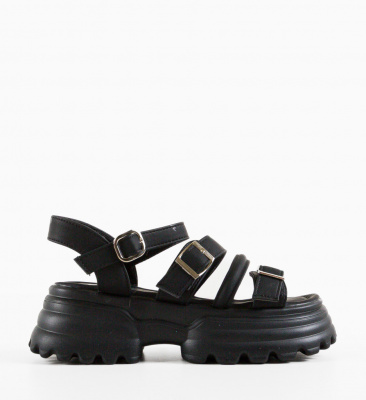 Sandale dama Rochan Negre