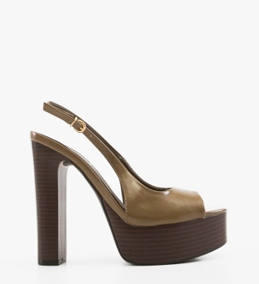 Sandale dama Ubyntya Khaki