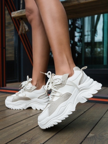 Sneakers dama Manker Bej