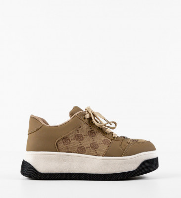 Sneakers dama Miess Bej