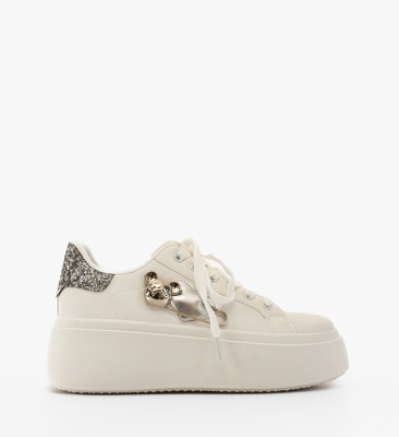 Sneakers dama Neela Argintii