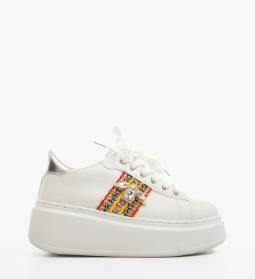 Sneakers dama Wayne Argintii