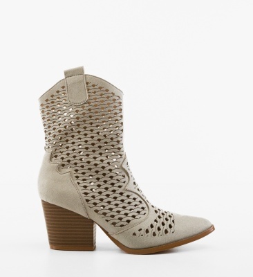 Botine dama Cameron Gri