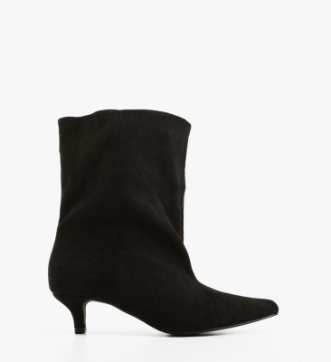 Botine dama Cow Negre