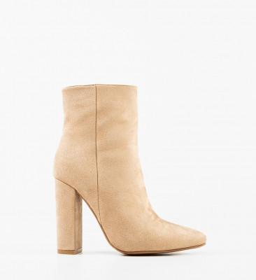 Botine dama Leo Khaki