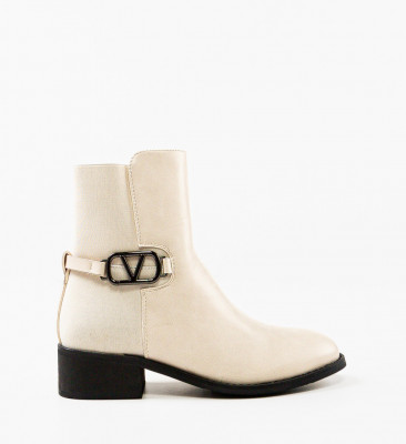 Botine dama Math Bej